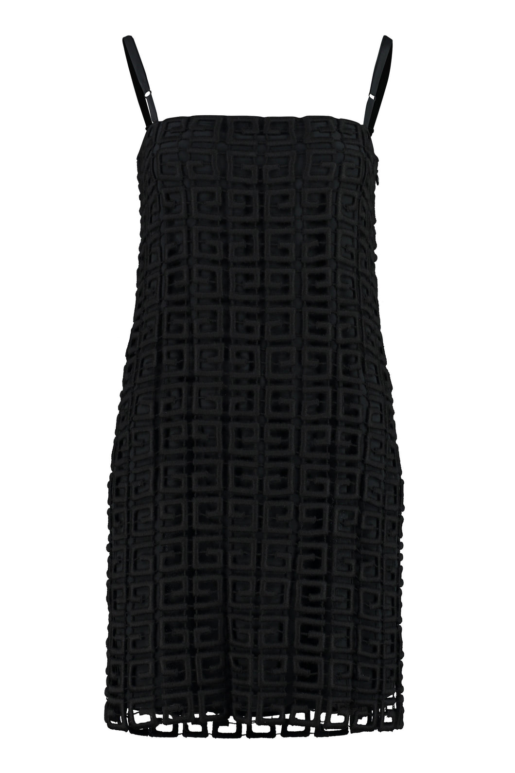 4G openwork-knit dress