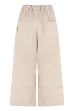 Load image into Gallery viewer, 2 Moncler 1952 - Cotton blend wide leg trousers
